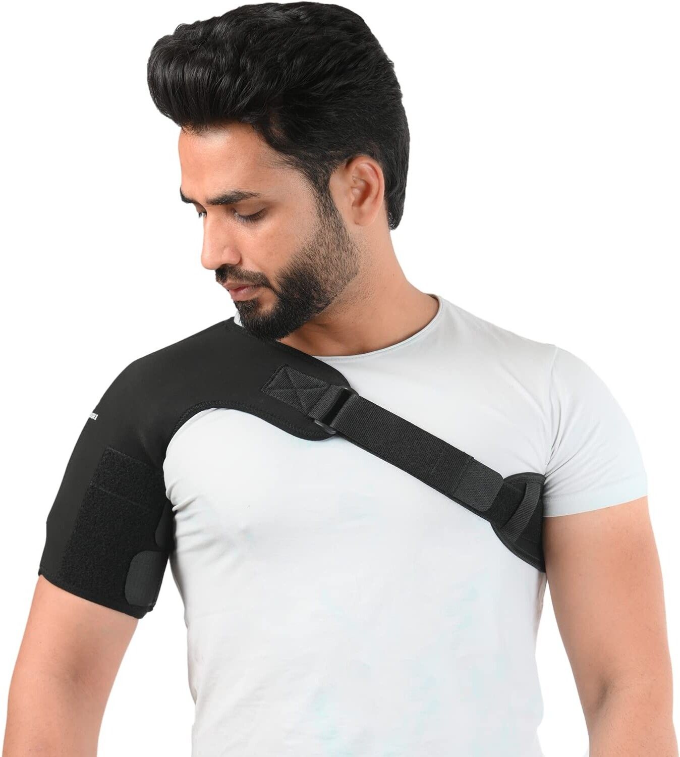 Shoulder Pain Relief for Men and Women, Shoulder Brace Immobilizer Belt - Right Shoulder Support-image-5