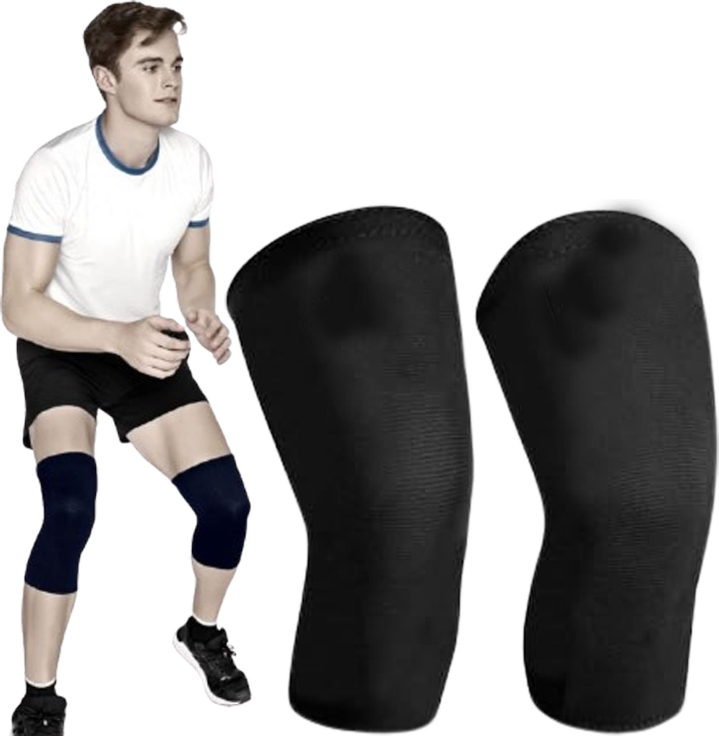 Knee Pain Relief Products Knee Pad Leg Sleeves For Men Gym. Knee Support-image-28