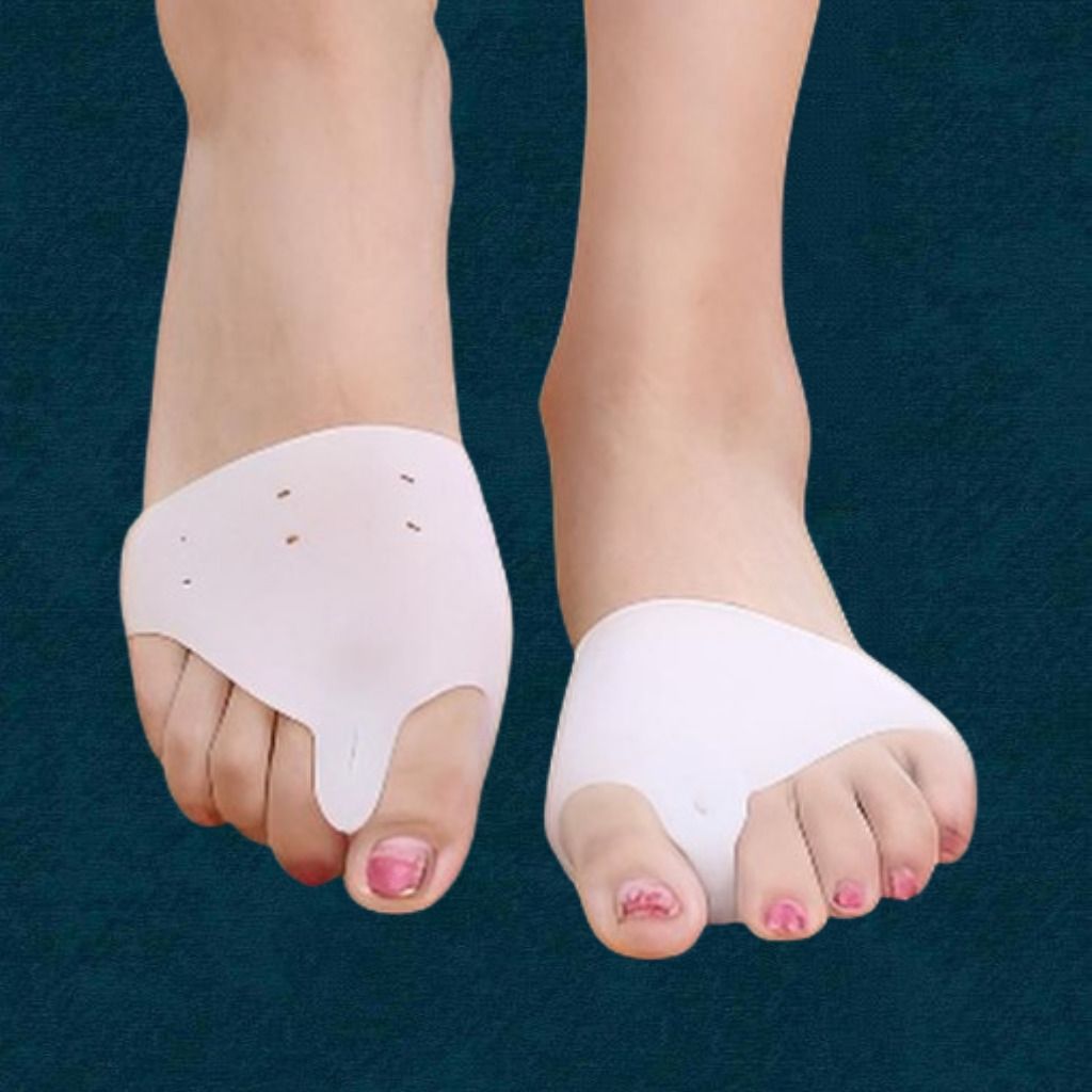 FlexiComfort Hallux Support Silicone Toe Protector White Model Finger Support-image-43