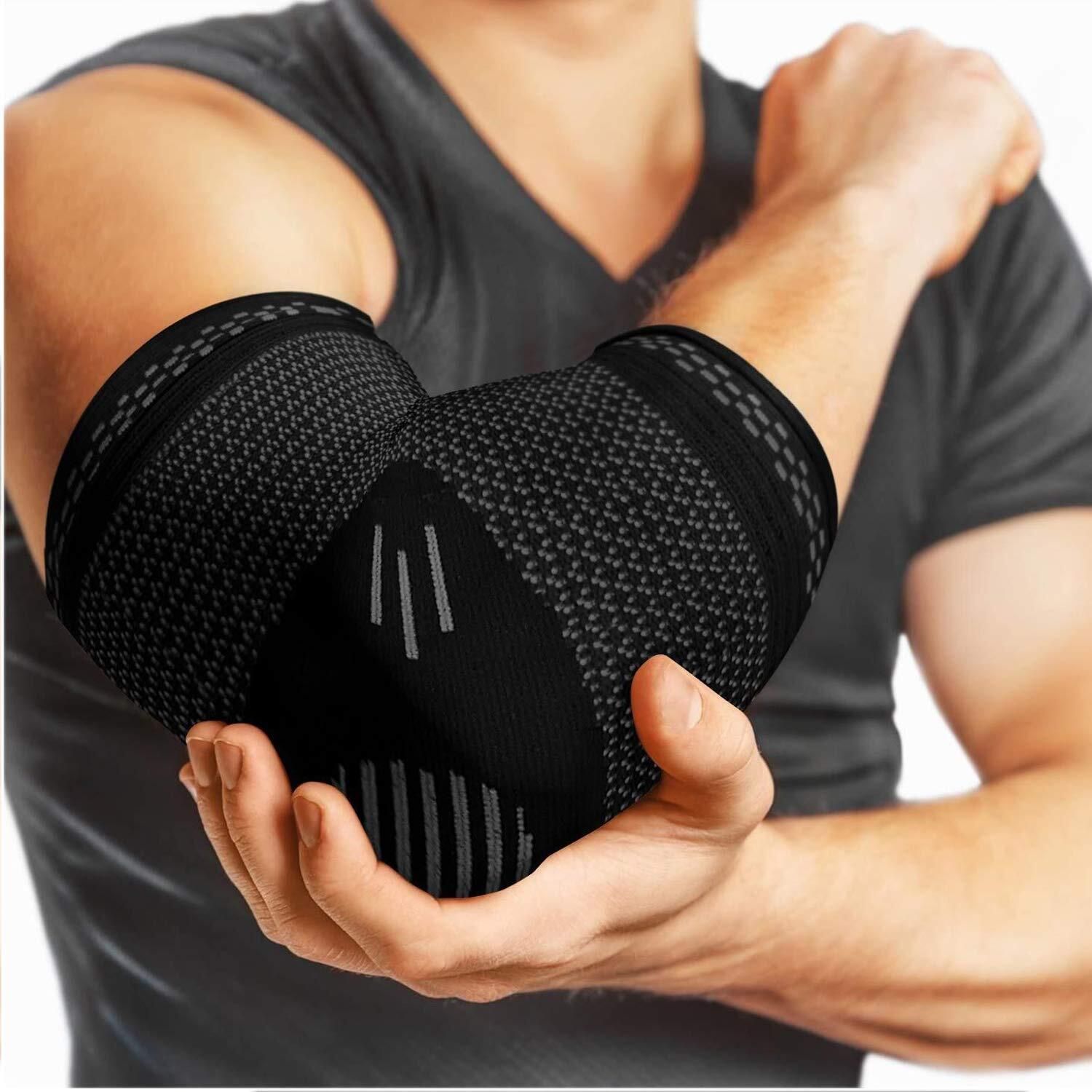 Elbow Support for Gym - Elbow Brace for Men Women Workout Elbow Support
