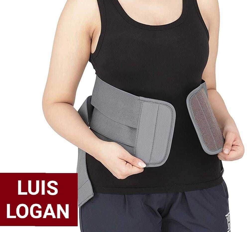 Lumbo Sacral belt for Back Pain Relief-Compression (Grey,M) Back / Lumbar Support