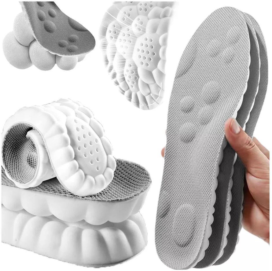 Memory Foam Arch Support Shoe Insole for Comfort (EU Size 40-45) PU Foam Full Length Orthotic Shoe Insole-image-20