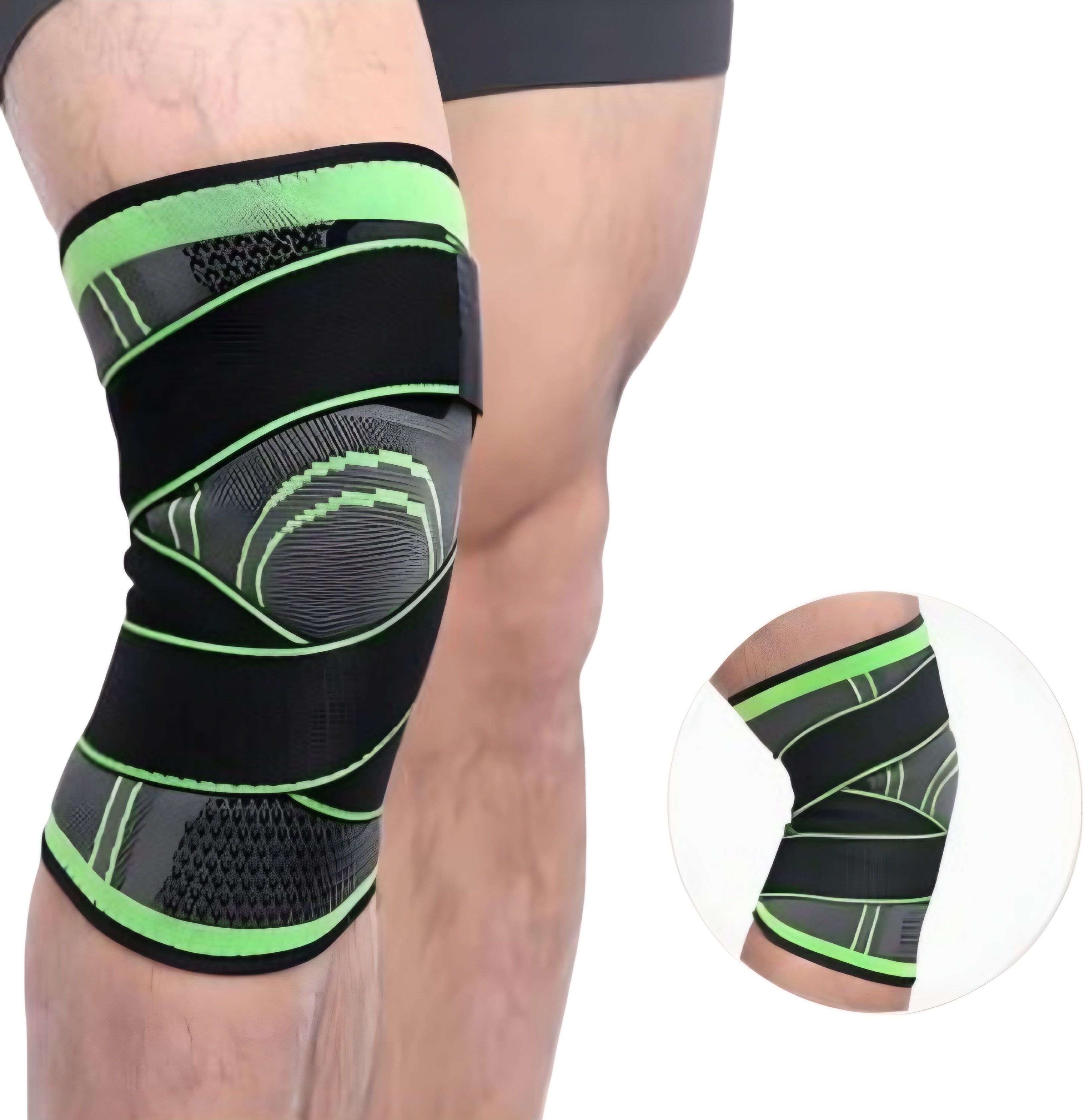 Knee Support with Straps 1 Pair - Adjustable Relief Sleeves for Arthritis Knee Support-image-12