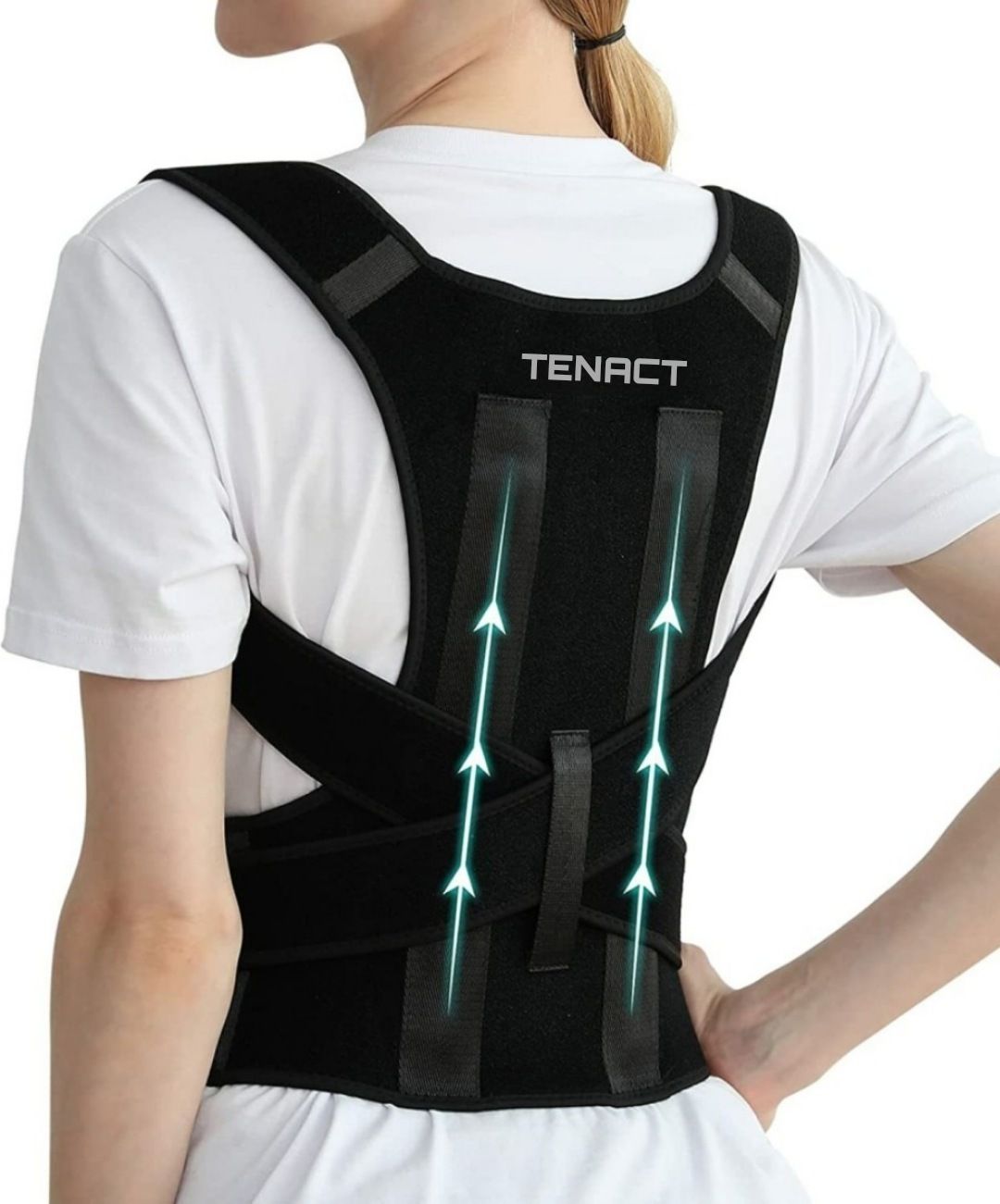 tenact Posture Corrector Belt for Men & Women | Adjustable Back Straight Belt Brace for Posture Corrector-picture-13