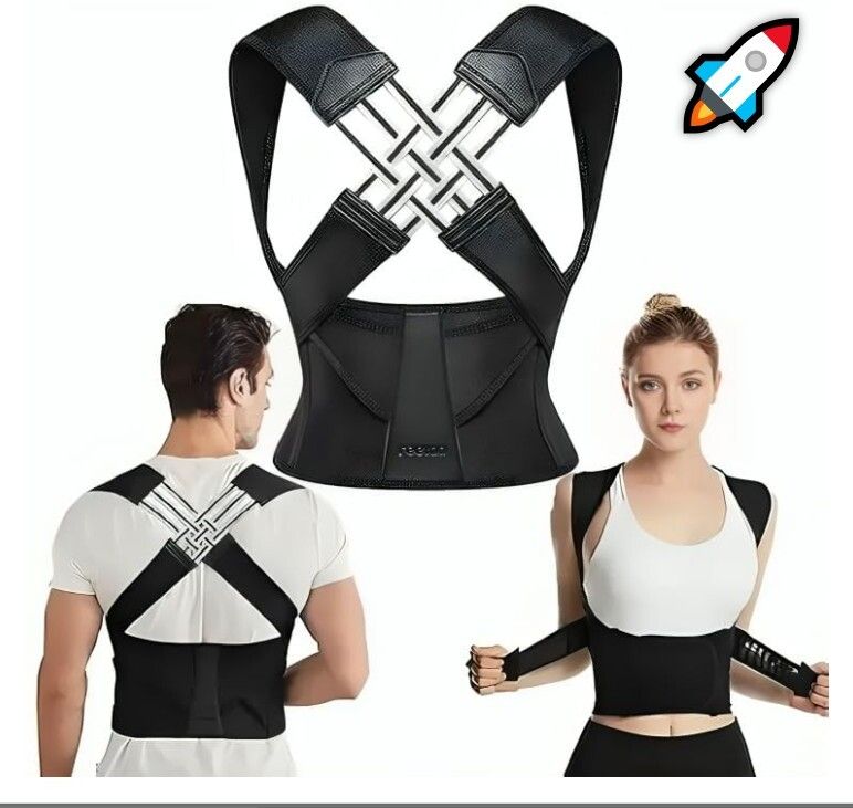 X Cross Back Straightener Adjustable for Home Back / Lumbar Support-image-41