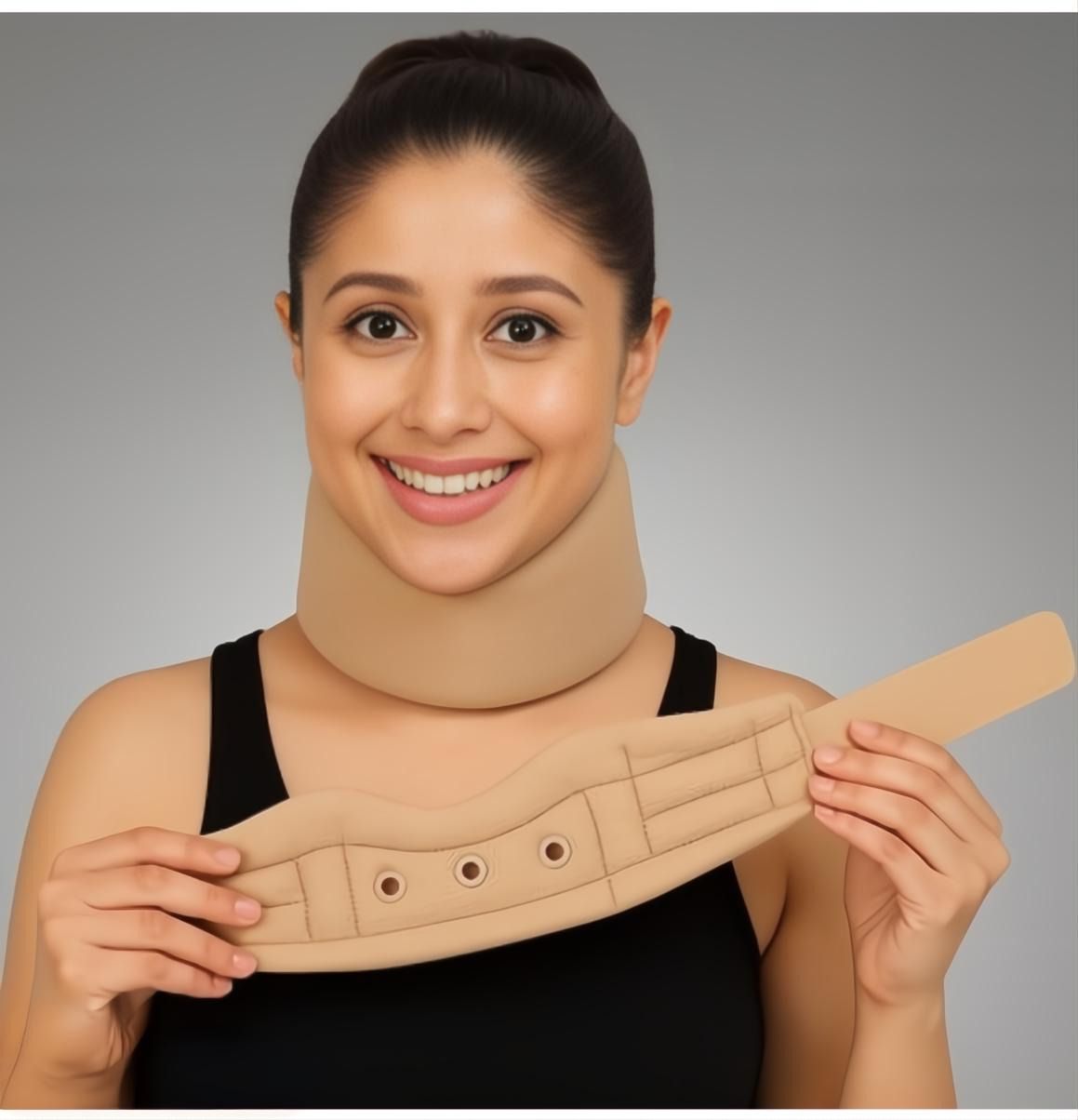 Cervical Collar Neck Support Brace Soft Foam Adjustable Pain Relief Orthopedic Neck Support-image-6