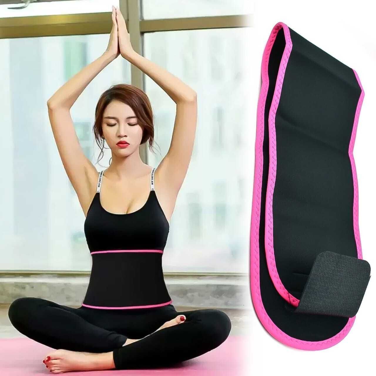 sweet sweat waist trimmer Sweat Slim Belt - Slim Belt for Men and Women, Tummy Trimmer, Body Shaper, Back / Lumbar Support-picture-26