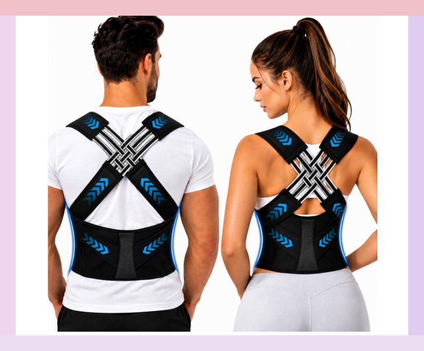 X Cross Back Support Brace Breathable with Lumbar Support Back / Lumbar Support-image-40