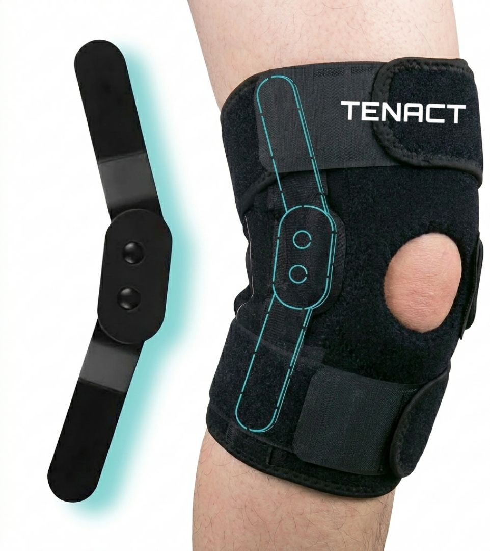 Non Slip Hinged Knee Brace Support for Advanced Compression and Joint Stability Knee Support-image-1