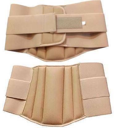 borniva Lumbo Sacral Support Belt with dual Adjustable Straps. Abdomen Support Beige Back / Lumbar Support-picture-26