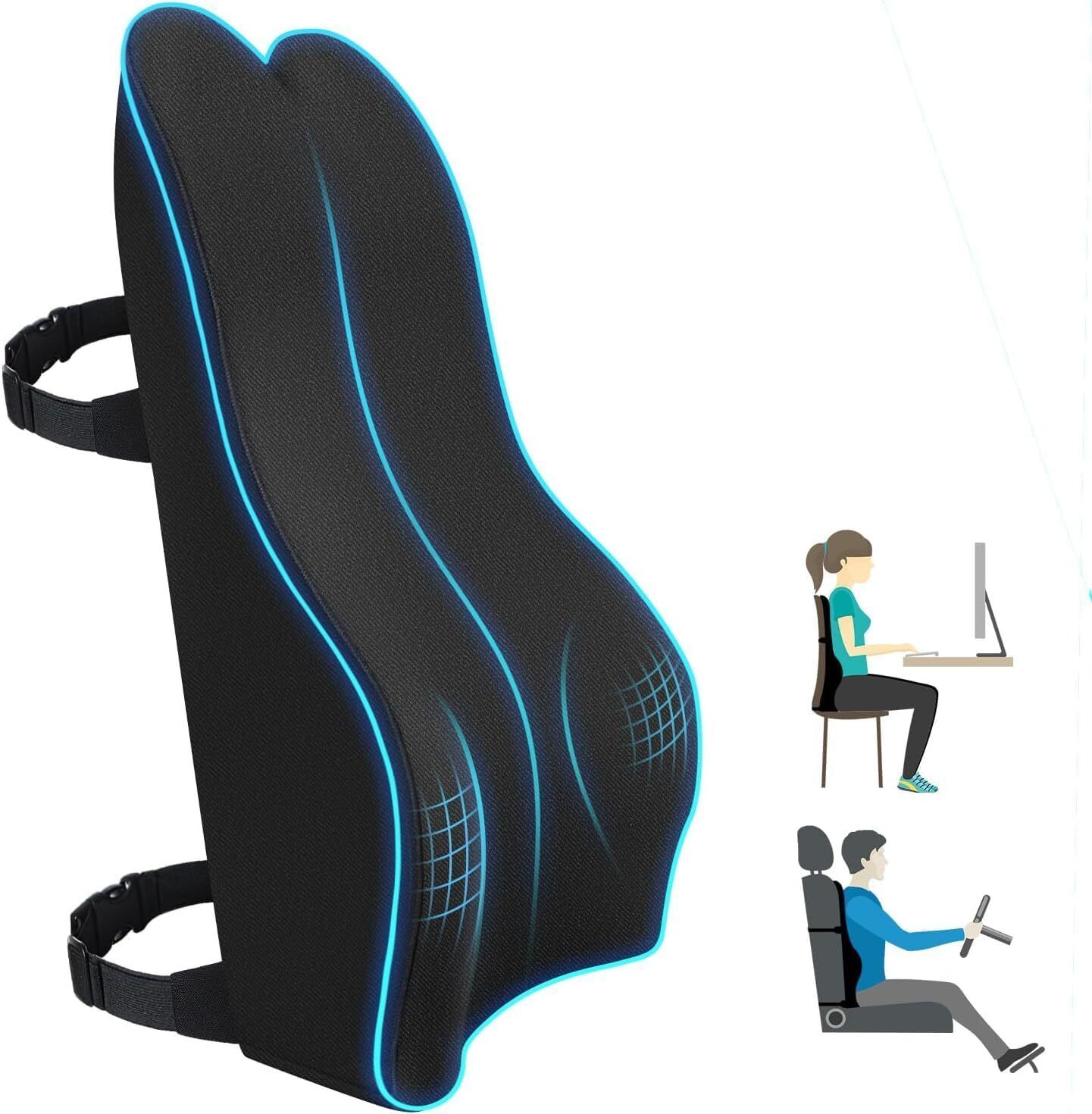 Backrest for Chair/Car Back Support -Full Size Posture Corrector-image-38