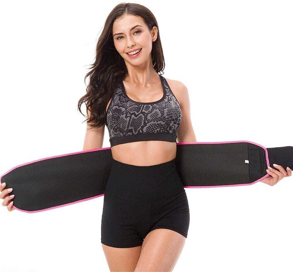 sweet sweat waist trimmer Good of Neoprene for Women & Men for Tummy Exercise. Back / Lumbar Support-picture-19