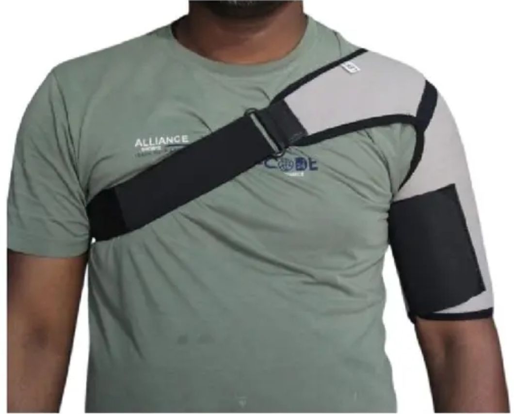 Adjustable Shoulder Support Brace Belt for Pain Relief Frozen Shoulder Gym Left Shoulder Support-image-11