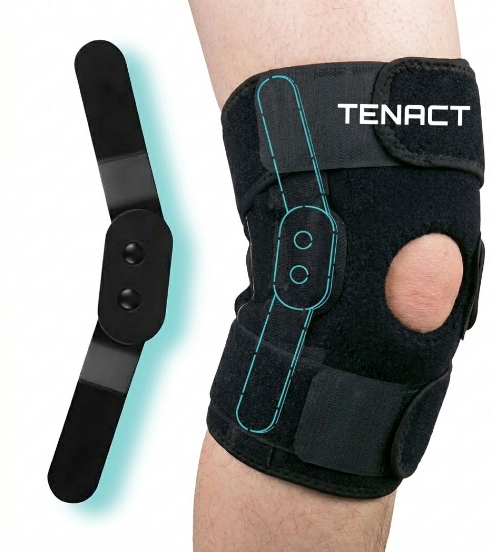 Lightweight Hinged Knee Brace for Daily Pain Relief and Walking Support Sleeve Knee Support-image-9
