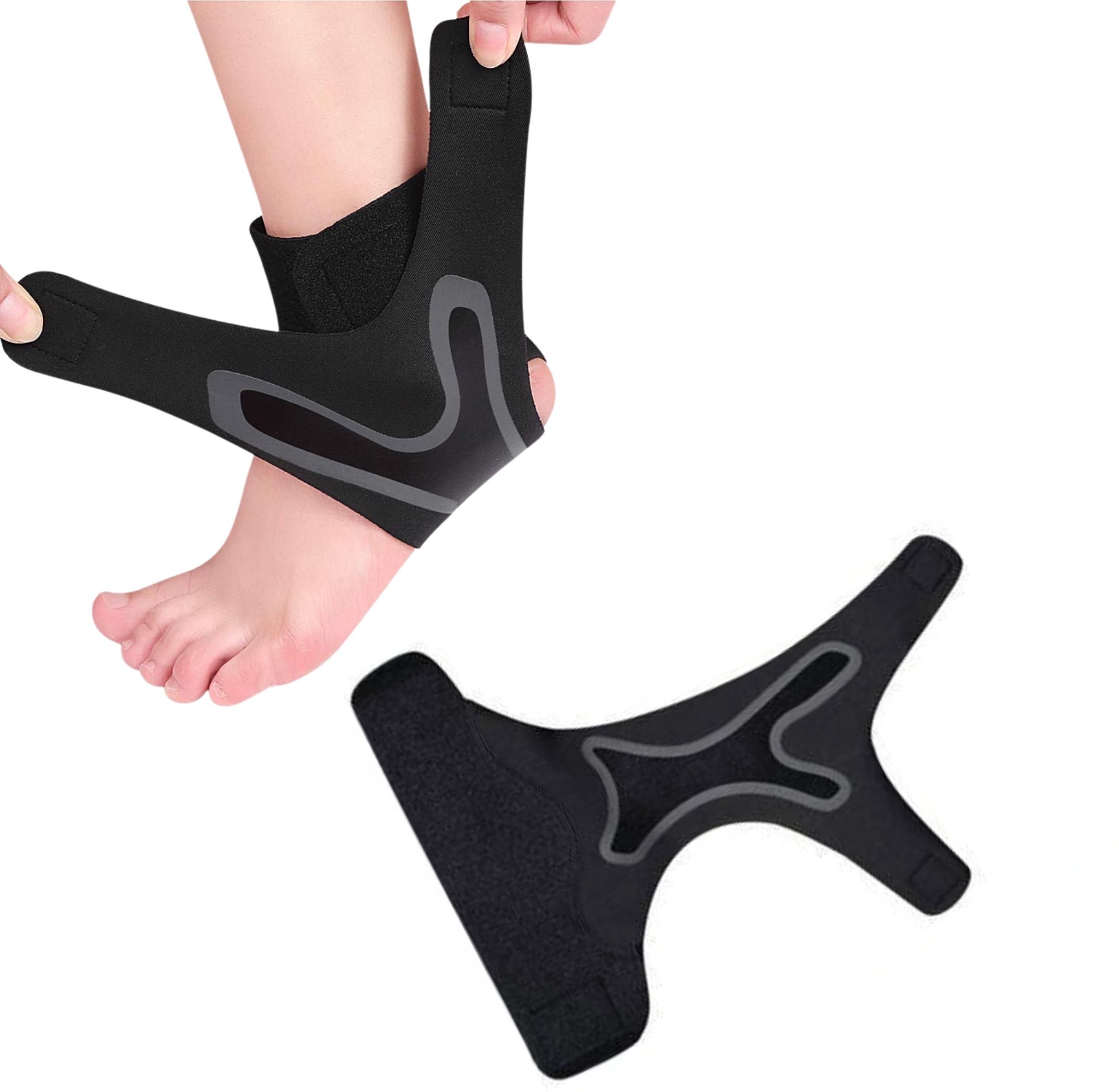Adjustable Ankle Support Brace | Compression Sleeve for Sports Gym Walking Ankle Support-image-31