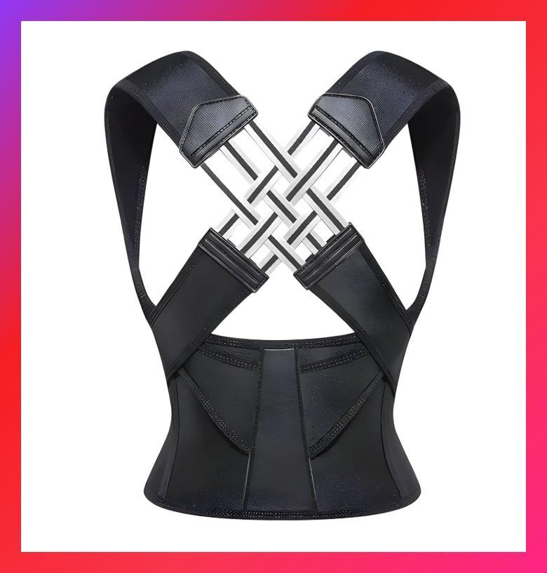 X Cross Shoulder Support Belt Shoulder Alignment for Home Back / Lumbar Support-image-46