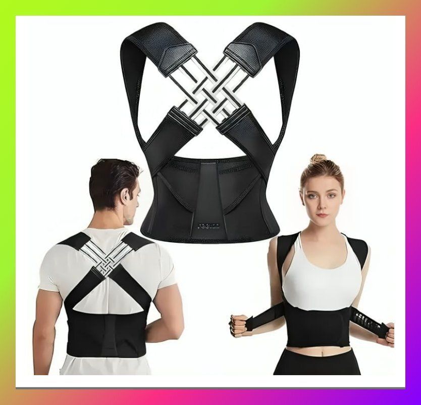 X Cross Back Support Brace Premium Easy Fit Back / Lumbar Support-image-36