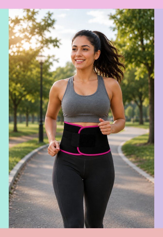 Neoprene Waist Belt Active for Women Abdominal Belt-image-29
