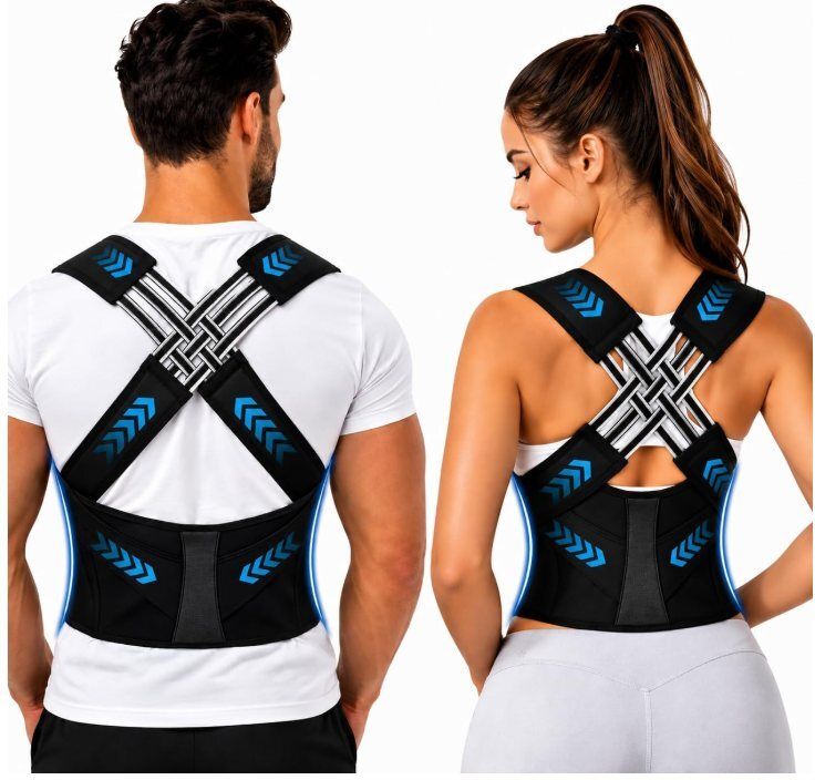 X Cross Shoulder Support Belt Stretch Fit Everyday Use Back / Lumbar Support-image-16