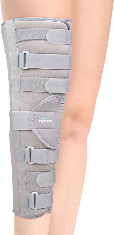 Knee Immobiliser 22"/56cm, Grey, Medium, 1 Unit Knee Support-image-25