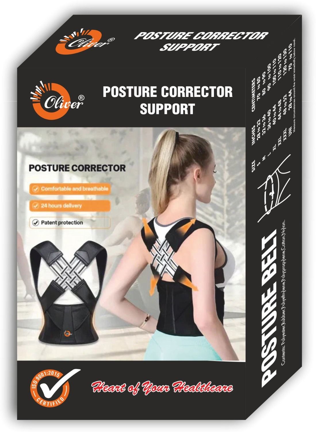 oliver Belt For Back & Abdominal Pain Back & Abdomen Support Posture Corrector-picture-26
