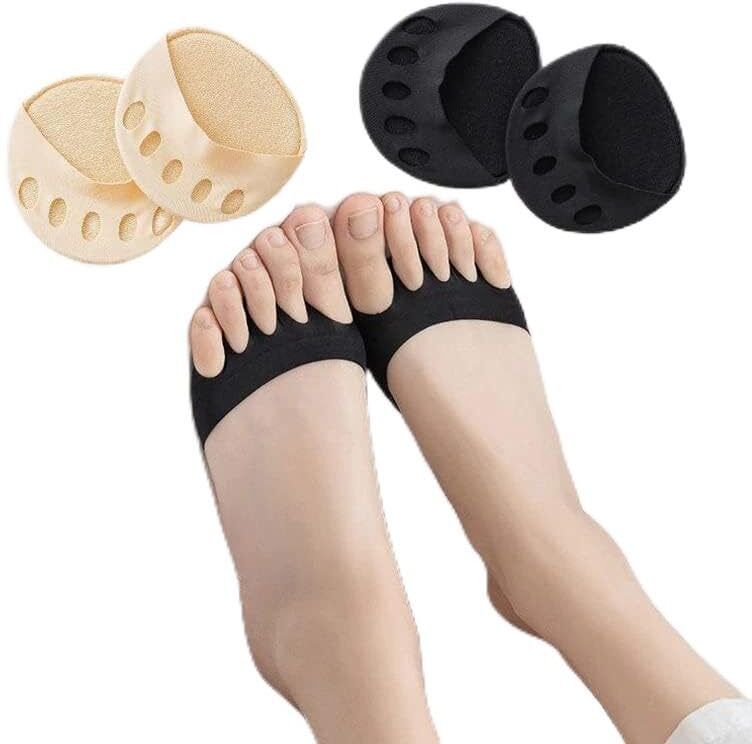 Forefoot Pads for High Heels,2 pairs Non-Slip Reusable Toe Socks Foot Cushions Foot Support-image-35
