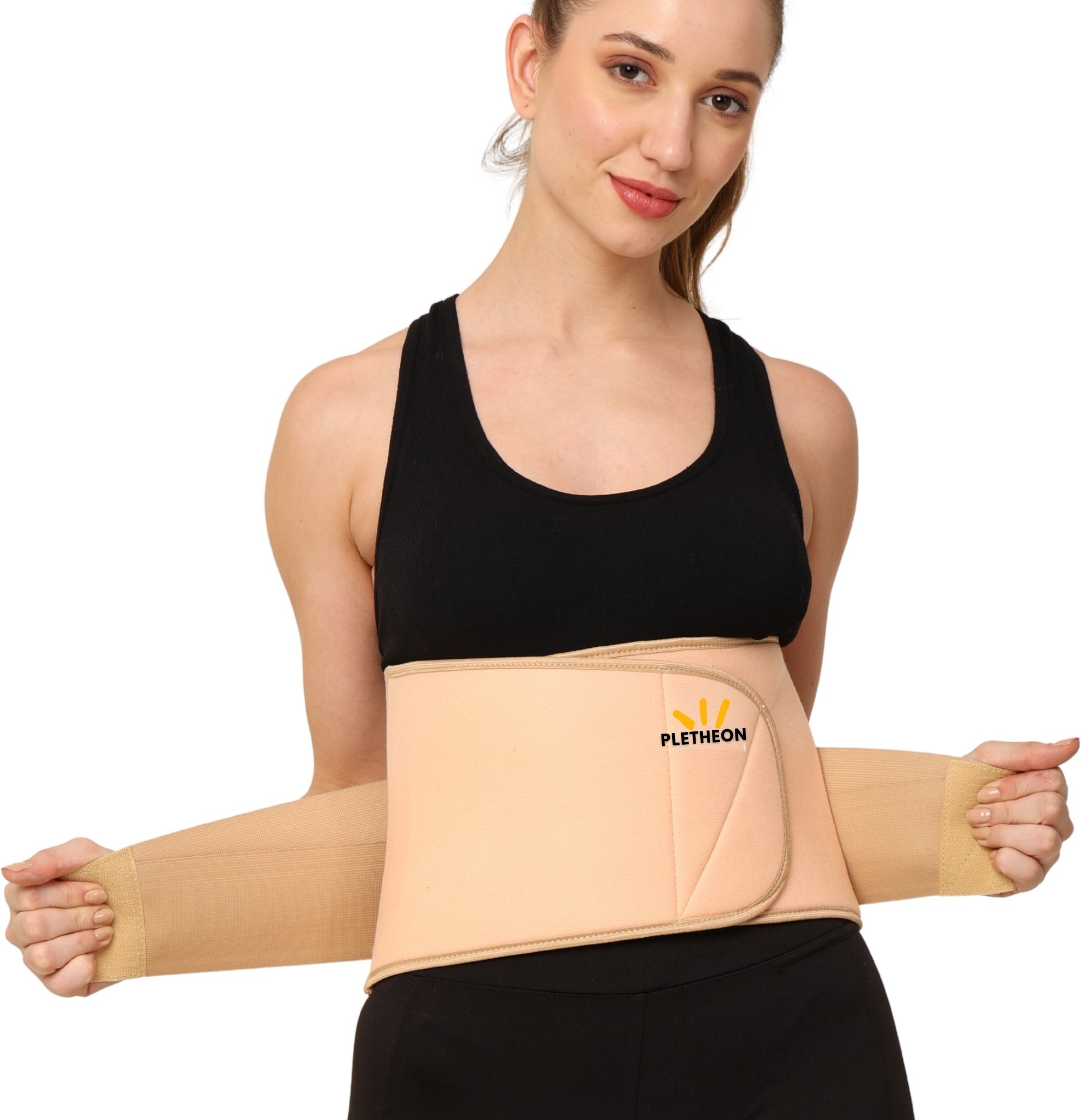 Post Pregnancy Abdominal Belt Elastic Support Fits 30-46 Inch Tummy Abdominal Belt-image-30