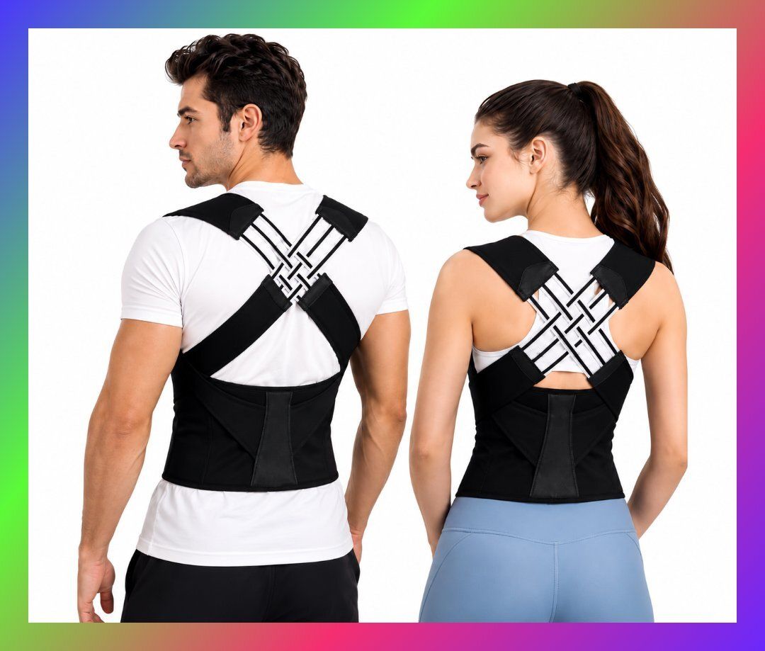 X Cross Back Support Brace Lightweight Soft Fabric Back / Lumbar Support-image-35
