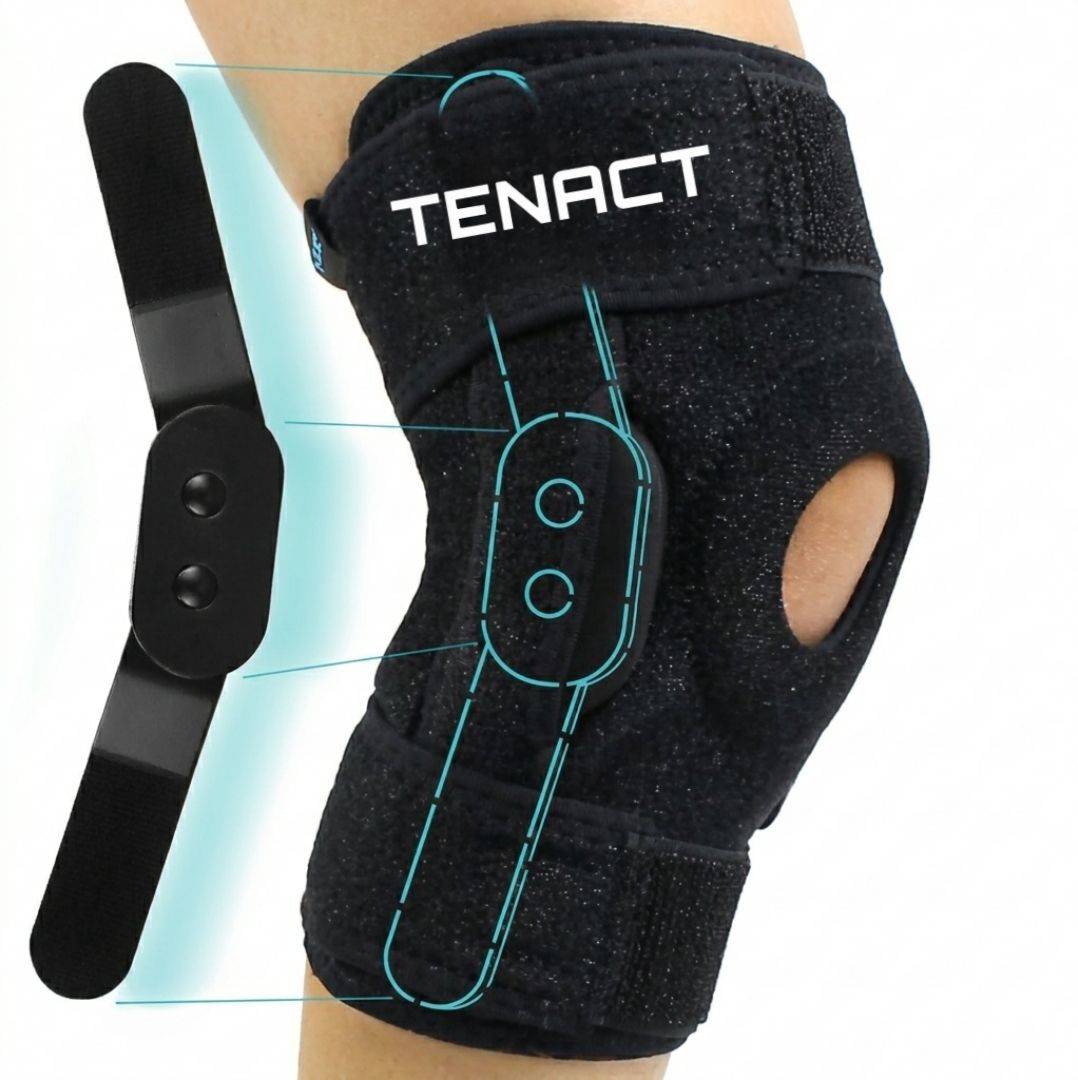 Orthopedic Hinged Knee Brace for Meniscus Tear Support and Osteoarthritis Pain Knee Support-image-11