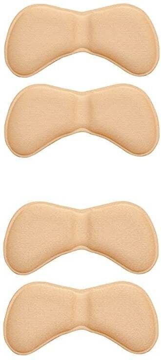 Insoles Heel Grips Liner Cushion for Loose Shoes Protector Support(SKIN,2 PAIR) Heel Support