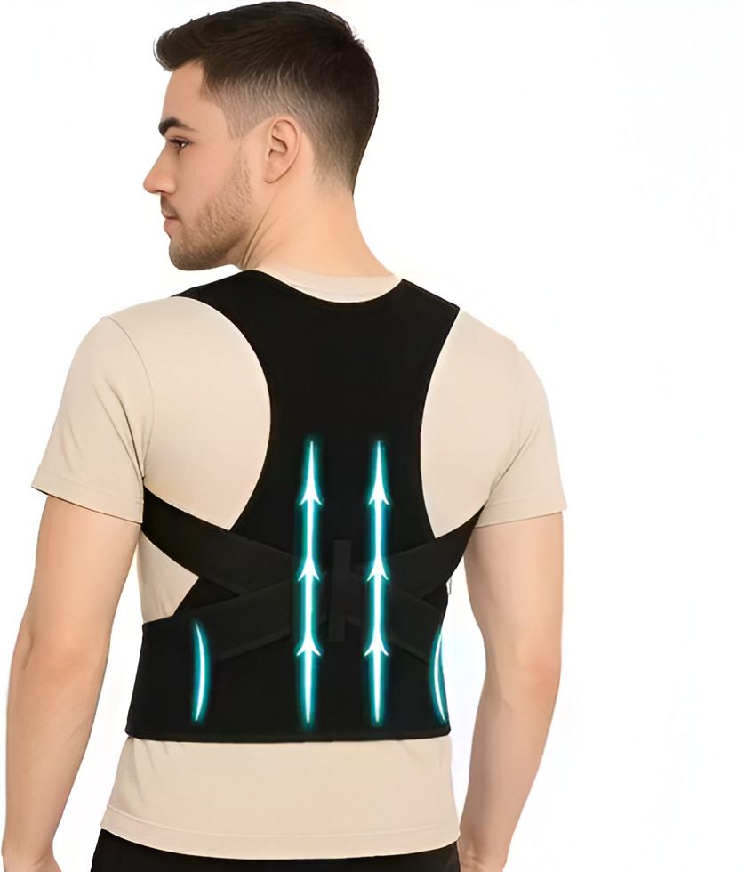 Shoulder Support & Spine Alignment For Back Pain Relief|Adjustable Back Support Posture Corrector-image-33