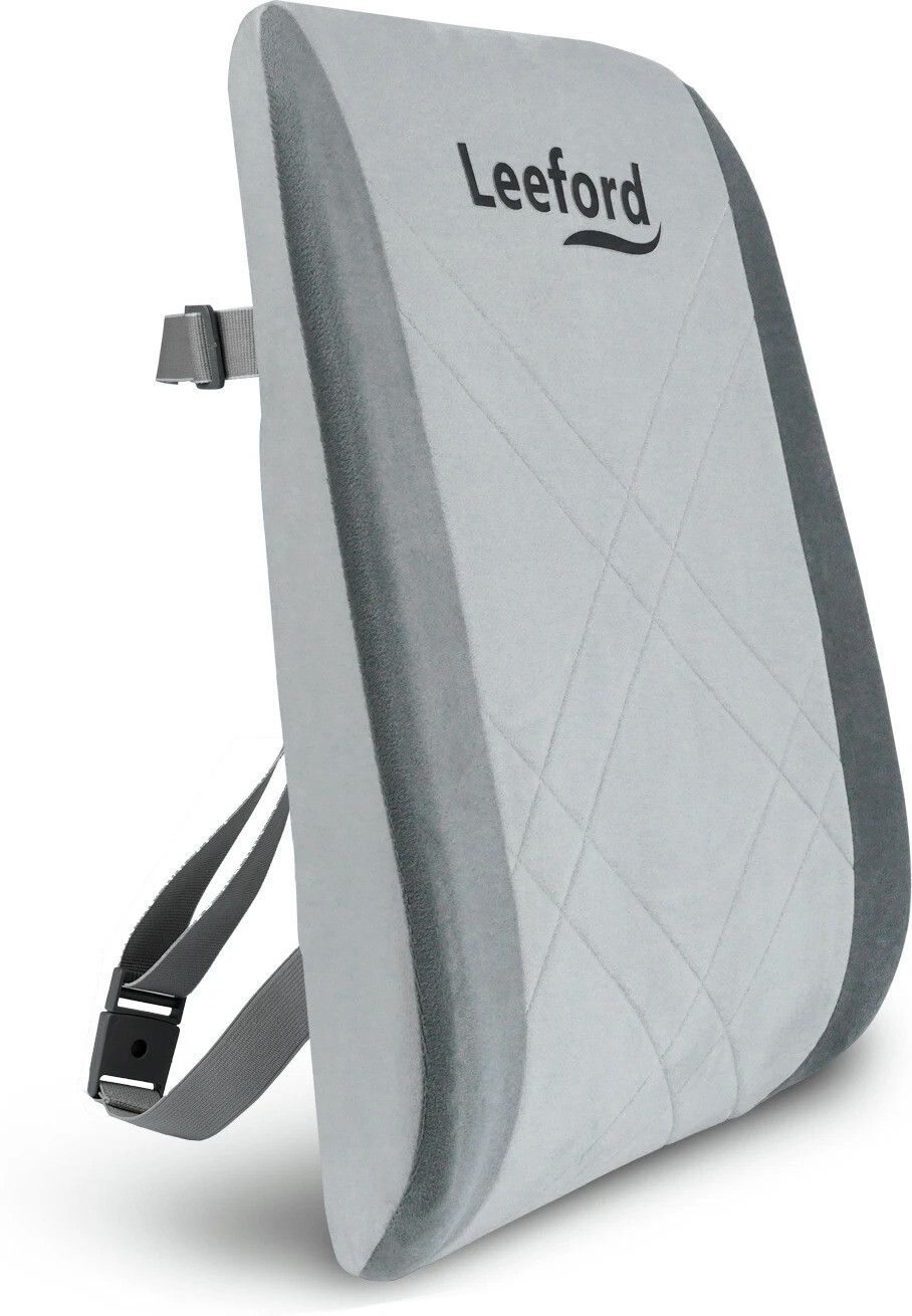 leeford Back Rest Support for chair car seat cushion Improves Posture & Pain in Back / Lumbar Support-picture-2