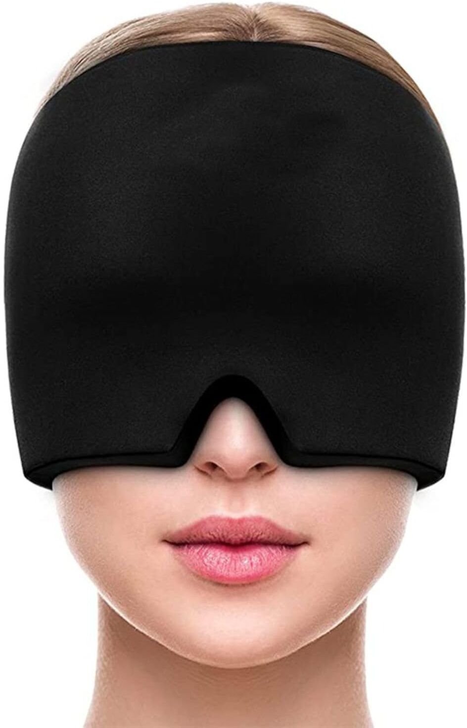 Hot & Cold Therapy Headache Cap for Migraine, Sinus & Tension Relief Head Support
