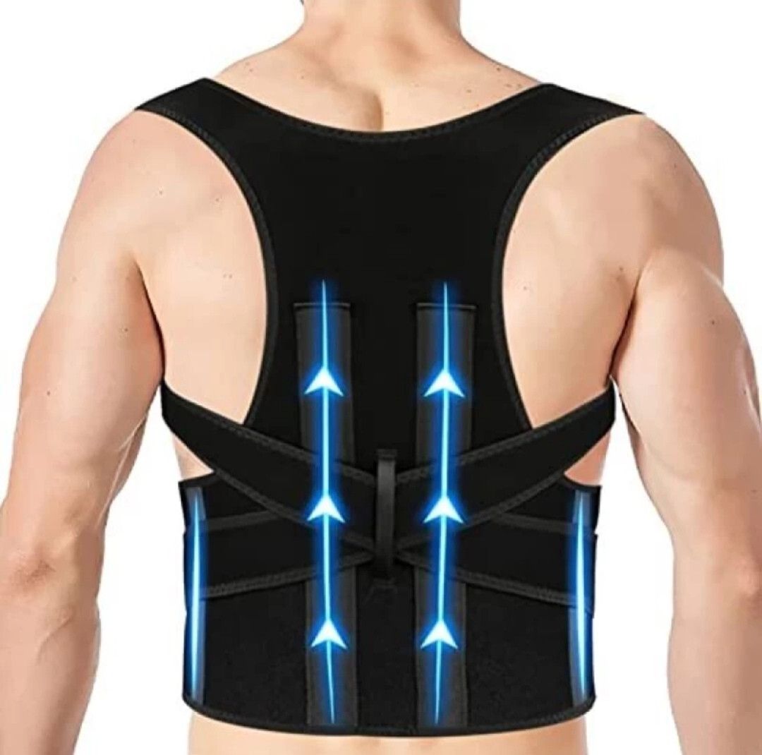 Posture belt for men and women for back pain Posture Corrector (Black) Posture Corrector-image-11