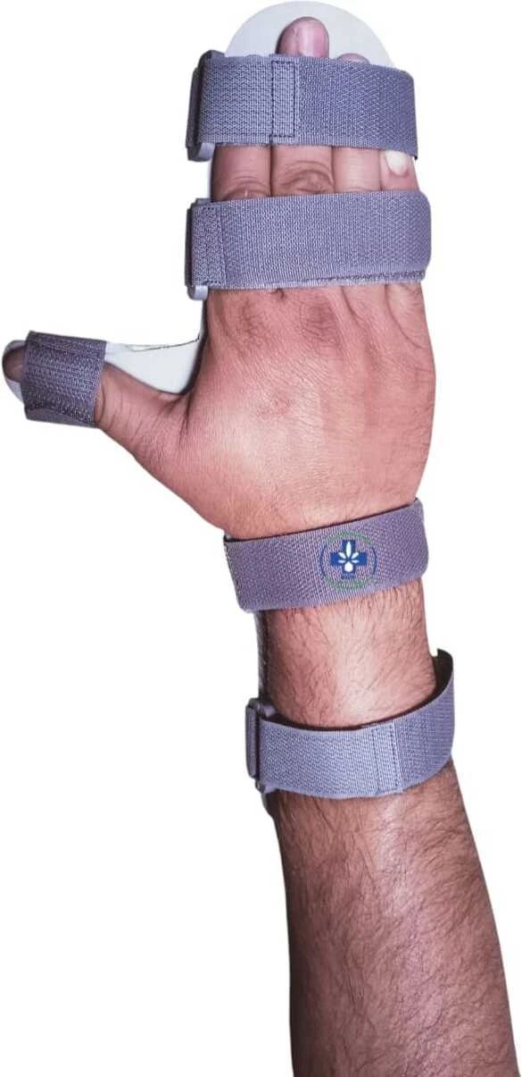 Static Cock Up Splint, Palm , Elbow, Fractured For Right Hand Support (Grey) Splints-image-45