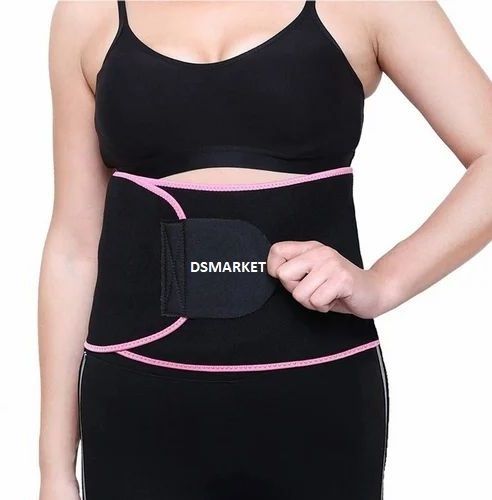 Sweat Belt - Adjustable Waist Trimmer for Belly Fat Reduction Back / Lumbar Support-image-33