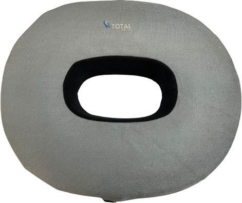 Donut Ring Cushion Pillow for Piles Tailbone Fistula Seat Chair Pillow Color Blu Back / Lumbar Support