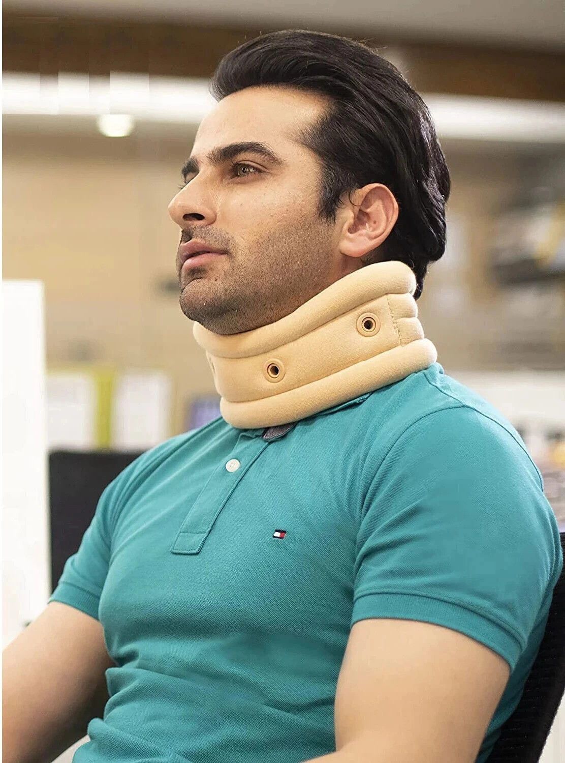 Soft Cervical Collar with Support Soft Neck Support Neck Support Belt Neck Support-image-3
