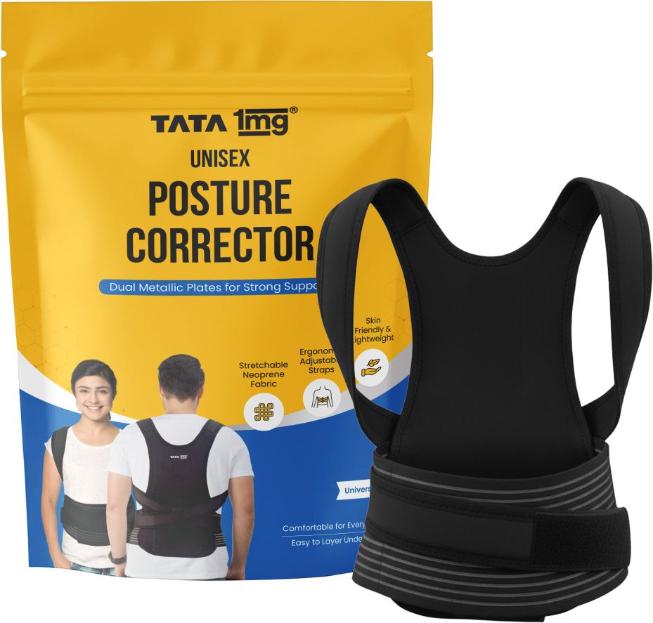 tata 1mg Posture Corrector | Ergonomic Design with Dual Metallic Plates for Posture Corrector-picture-22