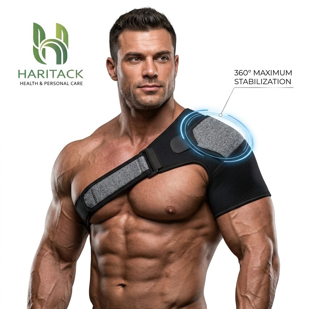 haritack Adjustable Shoulder Support Brace For Rotator Cuff Tear And AC Joint Pain Relief Shoulder Support-picture-0