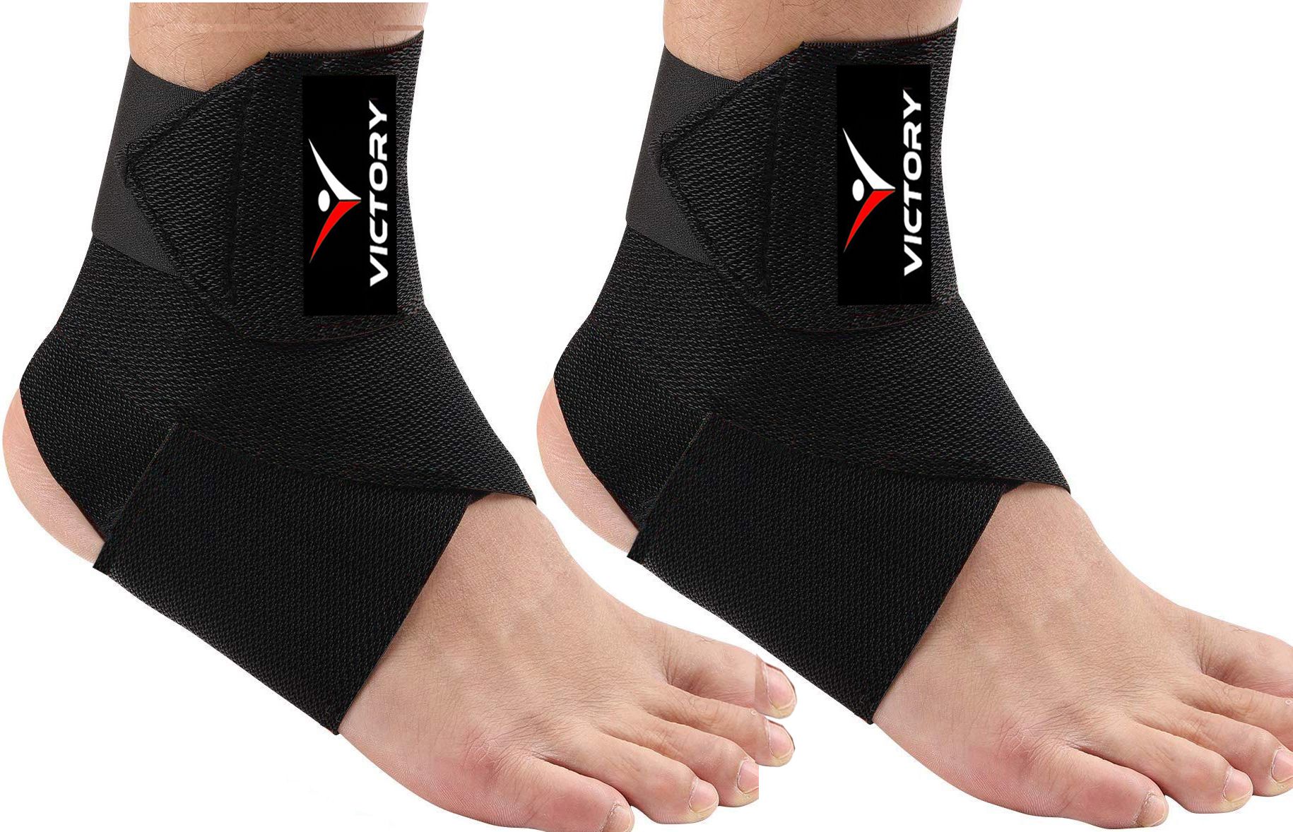 victory Adjustable Ankle Brace Support Compression Foot Pain Relief ( Pack of 2 ) Ankle Support-picture-26