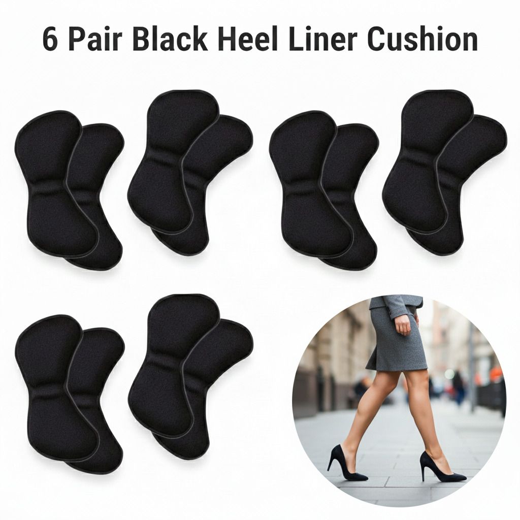 fexmy Shoe Bite Protector Heel Grips, Liner Cushions & Inserts for Loose Shoes Support Heel Support-picture-14