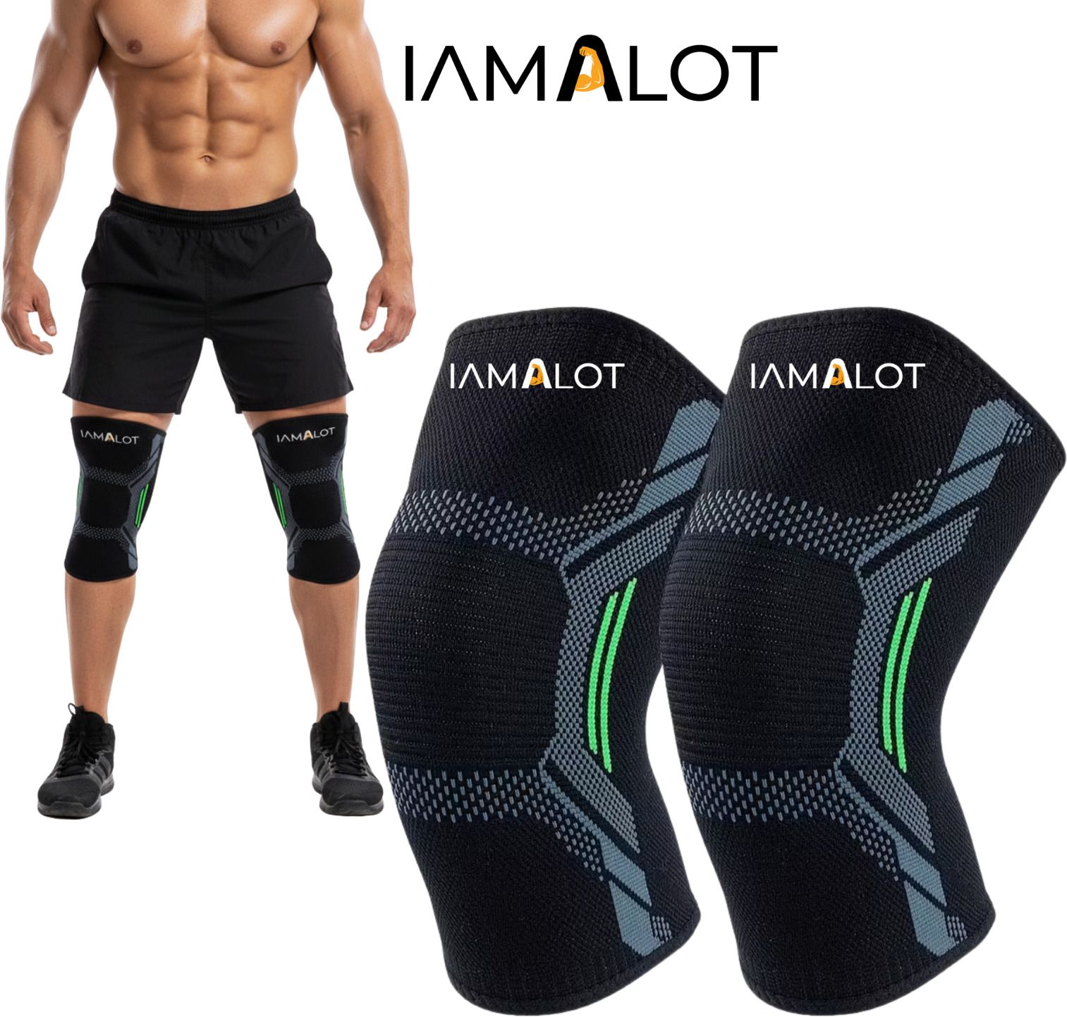 Knee Support Sleeve for Men & Women | Sports Knee Cap for Gym, Running, Workout Knee Support-image-30