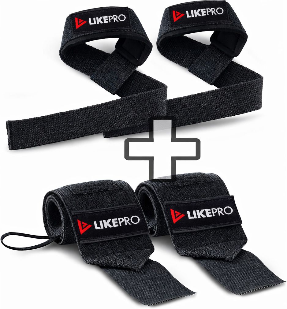 Premium Lifting Straps with Wrist Wrap Support Strong Grip Gym Accessories Wrist Support-image-37