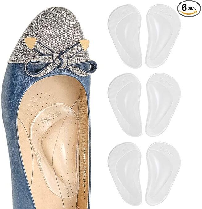 Arch Support Gel Insoles for Flat Feet Adhesive for Fasciitis Pressure Relief Foot Support-image-9