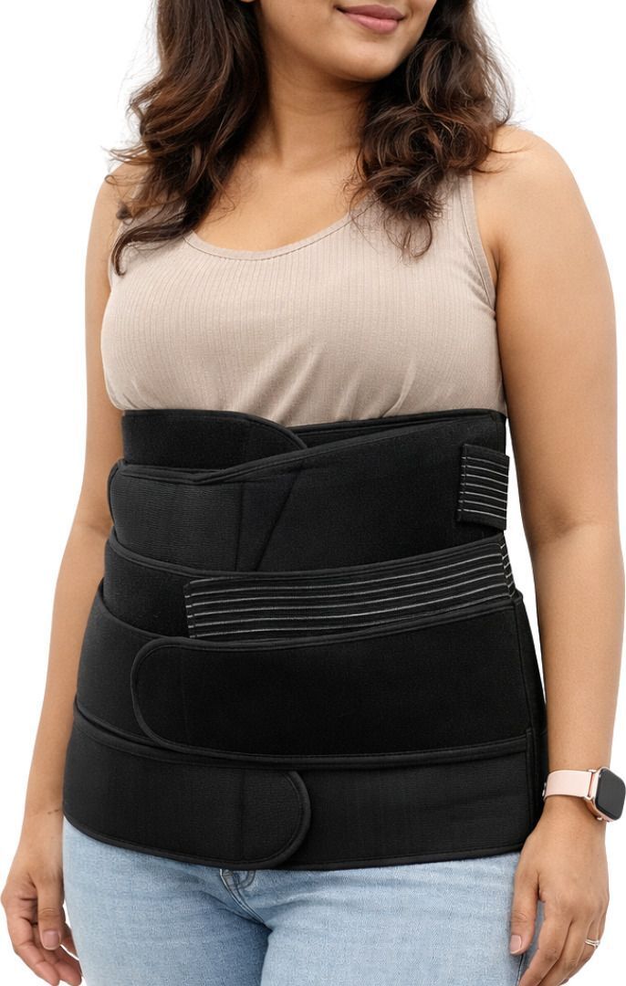 neodocs 3 in 1 Postpartum Belt I Post Pregnancy Belt | Maternity Belt for New Mothers Abdominal Belt-picture-14