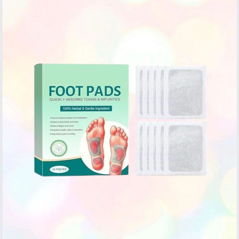 begmean Soft Adhesive Foot Patch | Herbal Foot Pads Pack of 10 Foot Support-picture-11