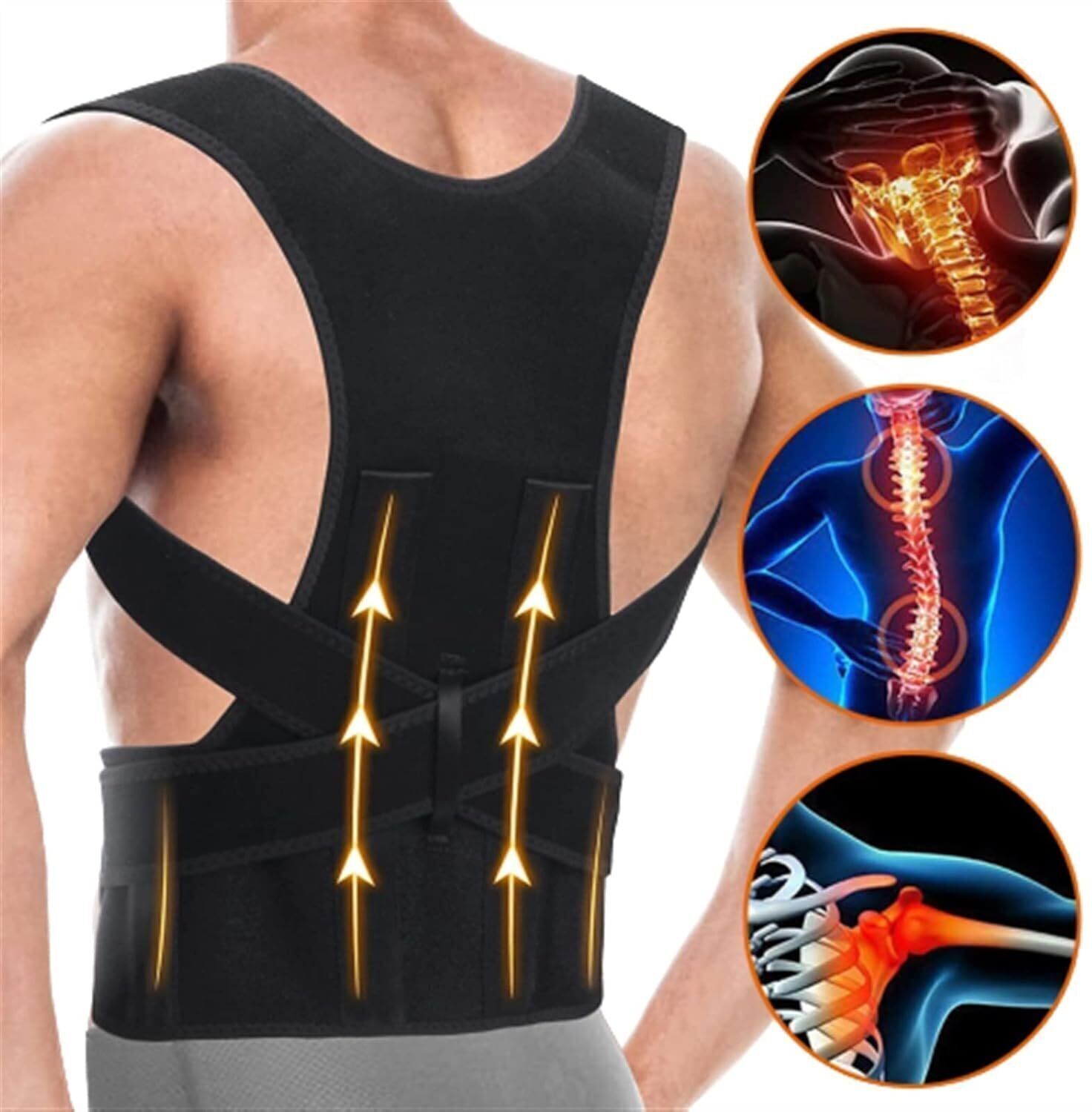 afcycare Back Straightener Brace For Body Posture Correction | Clavicle Support Posture Corrector-picture-16