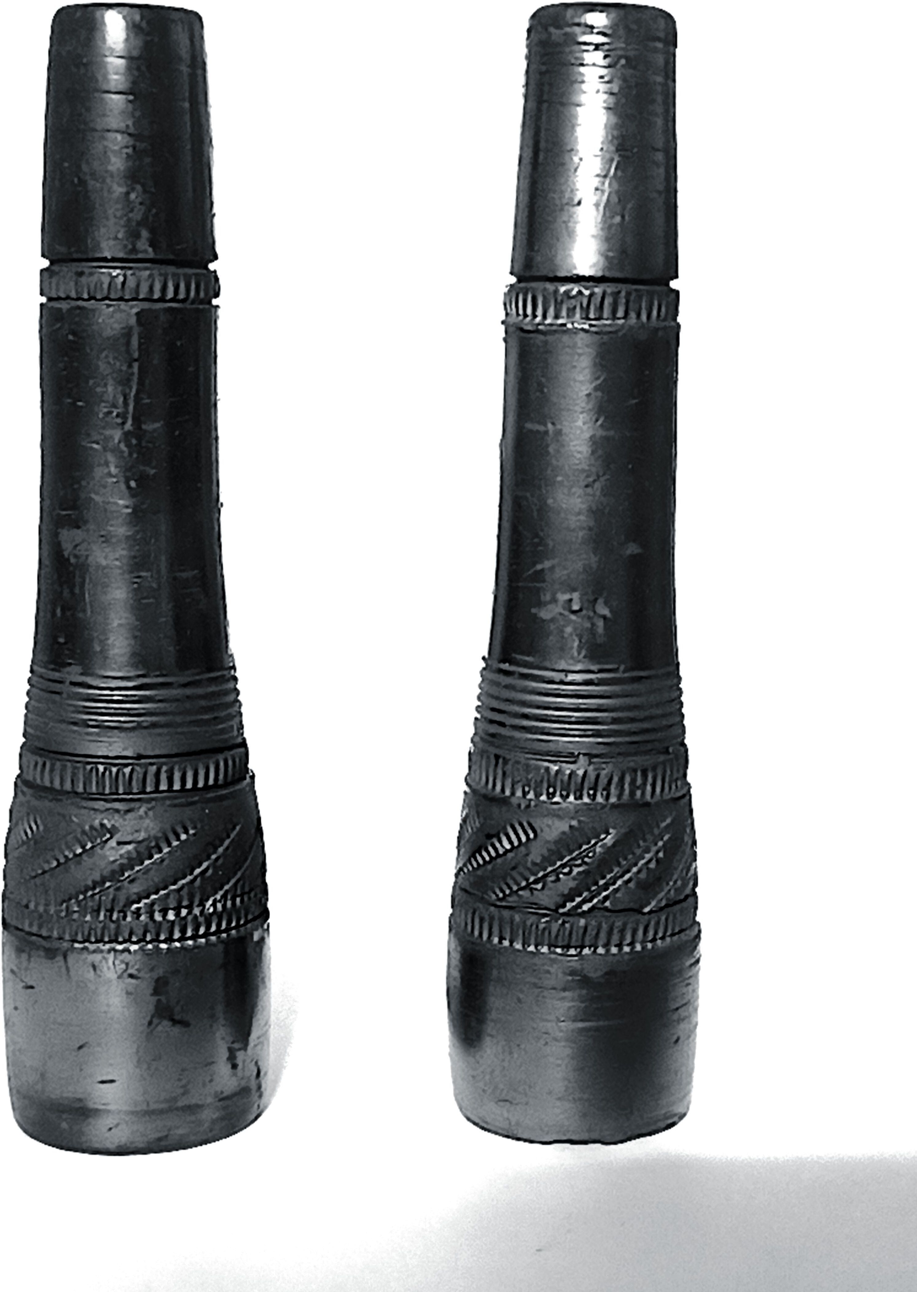 rkd enterprises Best Black Chillum for Smoking Pack of 2 Black Terracotta Surahi-picture-11