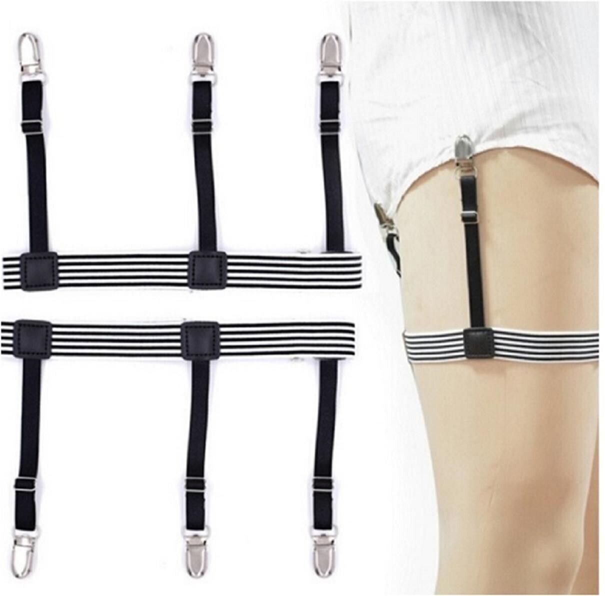 Yeahmom Black, White Garter-image-37